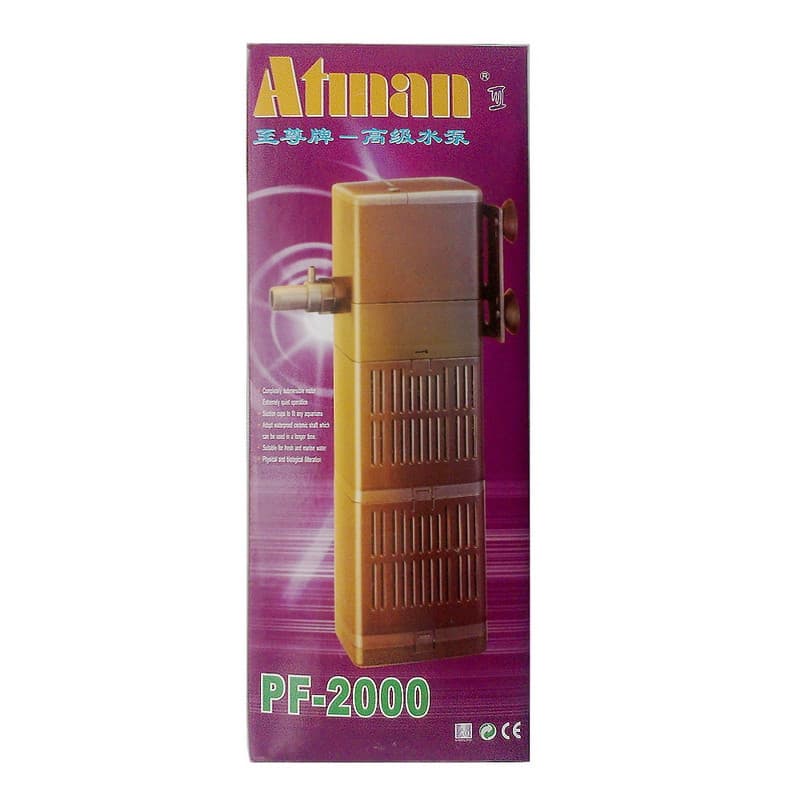Фільтр внутрішній pf-2000 38 вт 2000 л/год. на акв. до 300 л atman