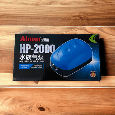 Компресор hp-2000 35вт 300л/год двоканальний atman