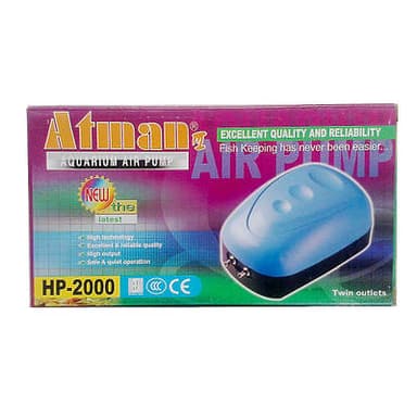 Компресор hp-2000 35вт 300л/год двоканальний atman