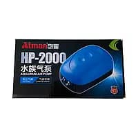 Компресор hp-2000 35вт 300л/год двоканальний atman
