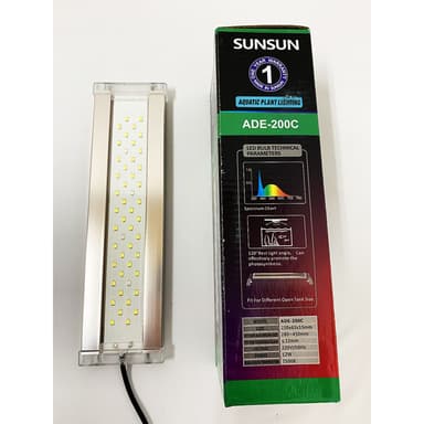 Светильник ade-200c led бело-синий 12wт sunsun