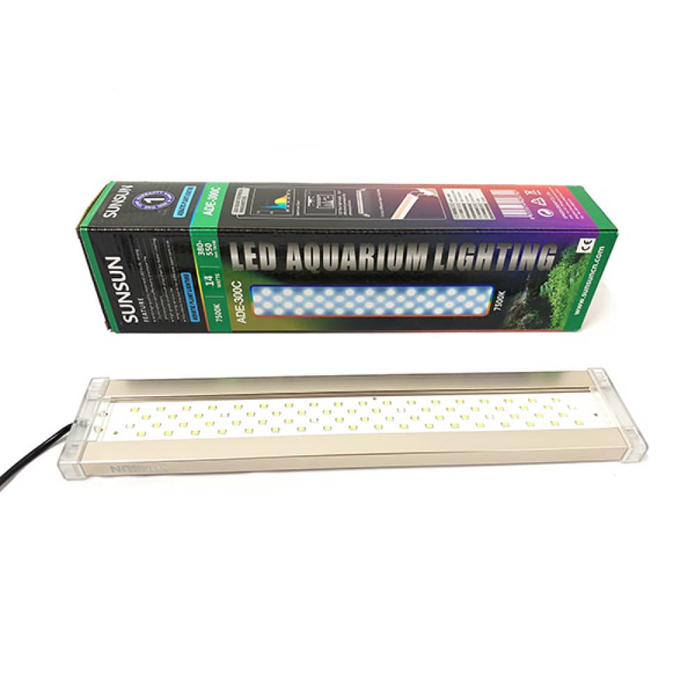 Светильник ade-200c led бело-синий 12wт sunsun